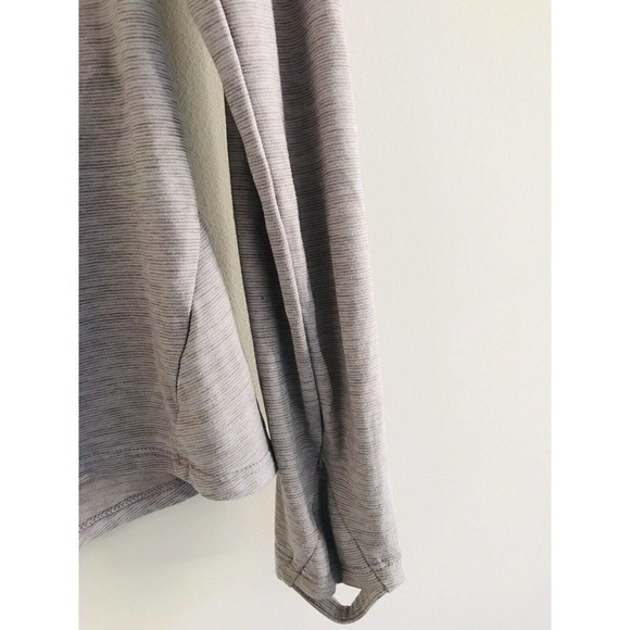 REI | Women's Grey Long Sleeve Crew Neck Pullover Pursuits Shirt Size Small - Picture 4 of 9